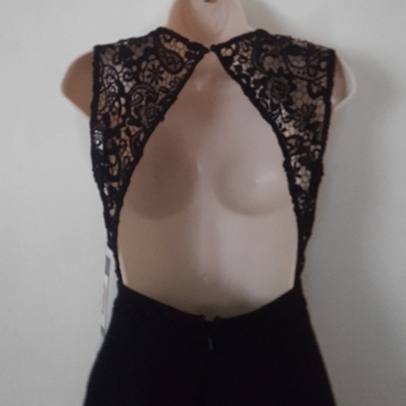 Lulus Lace Chiffon Skater Dress - Picture 5 of 7